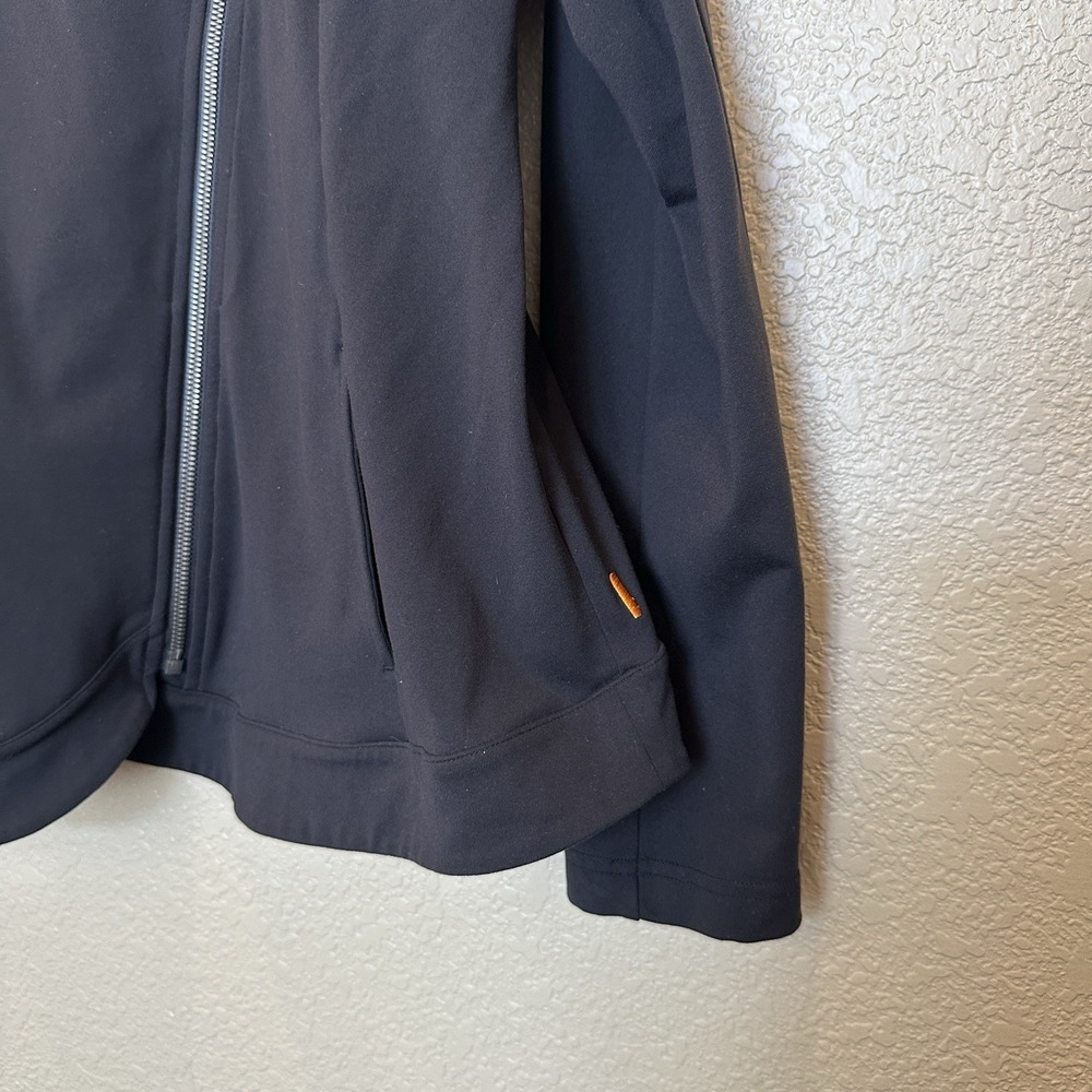 Lucy Athletic Black Jacket Asymmetrical Zipper women's Extra Large - Picture 5 of 8